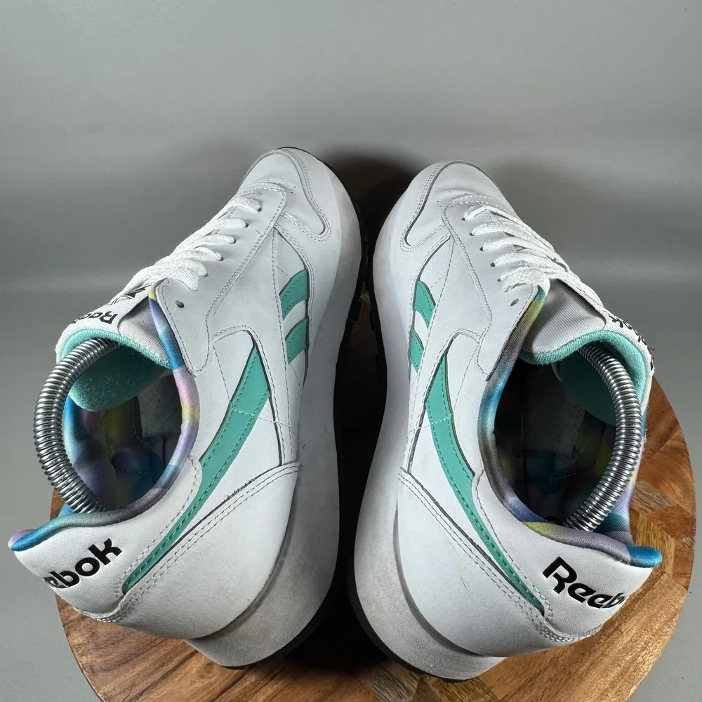 Reebok Classic Leather White‎ Sneakers Men 11 Casual Shoes Lace Up Comfort
